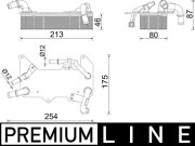 CLC 287 000P Chladič oleje, automatická převodovka BEHR *** PREMIUM LINE *** MAHLE