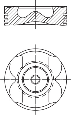 001 PI 00177 000 MAHLE piest 001 PI 00177 000 MAHLE