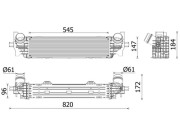 CI 660 000P Chladič turba BEHR *** PREMIUM LINE *** MAHLE