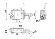 CI 665 000P Chladič turba BEHR *** PREMIUM LINE *** MAHLE