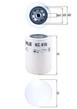 KC 416 Palivový filtr MAHLE