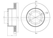 BD1132 Brzdový kotouč fri.tech.