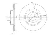 BD1355 Brzdový kotouč fri.tech.