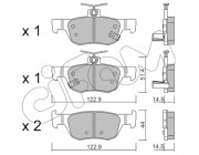 822-1226-0 Brzdové destičky CIFAM