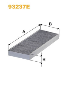 93237E Filtr, vzduch v interiéru WIX FILTERS