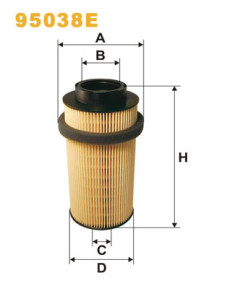 95038E Palivový filtr WIX FILTERS