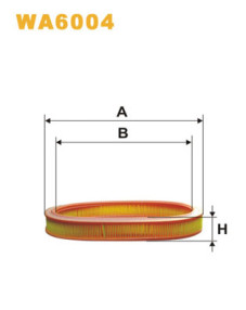 WA6004 Vzduchový filtr WIX FILTERS