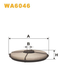 WA6046 Vzduchový filtr WIX FILTERS