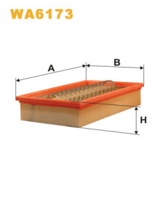 WA6173 Vzduchový filtr WIX FILTERS