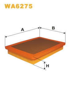 WA6275 Vzduchový filtr WIX FILTERS