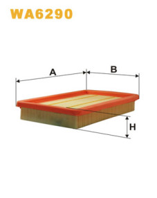 WA6290 Vzduchový filtr WIX FILTERS