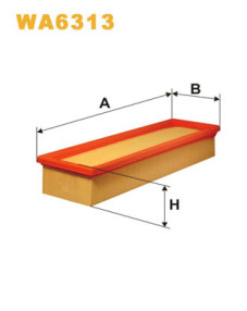 WA6313 WIX FILTERS vzduchový filter WA6313 WIX FILTERS