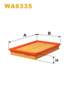 WA6335 Vzduchový filtr WIX FILTERS