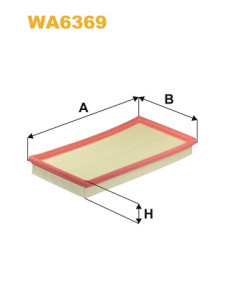 WA6369 Vzduchový filtr WIX FILTERS