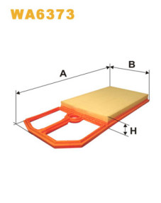 WA6373 Vzduchový filtr WIX FILTERS