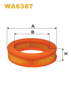 WA6387 Vzduchový filtr WIX FILTERS