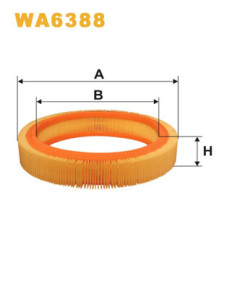 WA6388 WIX FILTERS vzduchový filter WA6388 WIX FILTERS