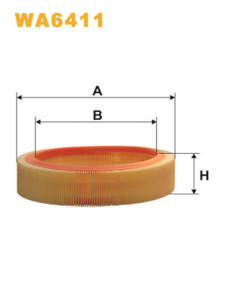 WA6411 Vzduchový filtr WIX FILTERS