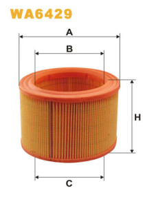 WA6429 Vzduchový filtr WIX FILTERS