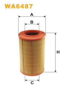 WA6487 Vzduchový filtr WIX FILTERS