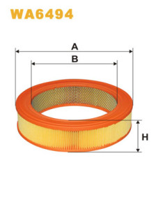 WA6494 Vzduchový filtr WIX FILTERS