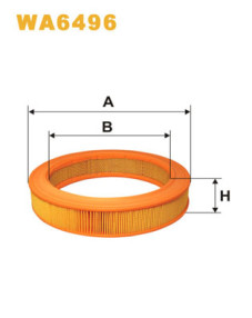 WA6496 Vzduchový filtr WIX FILTERS