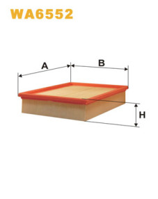 WA6552 Vzduchový filtr WIX FILTERS