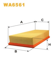 WA6561 WIX FILTERS vzduchový filter WA6561 WIX FILTERS