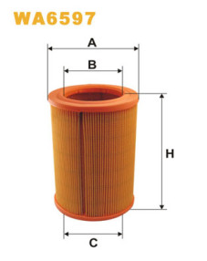 WA6597 Vzduchový filtr WIX FILTERS