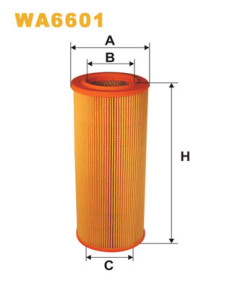 WA6601 Vzduchový filtr WIX FILTERS