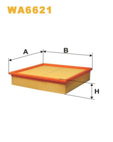 WA6621 Vzduchový filtr WIX FILTERS