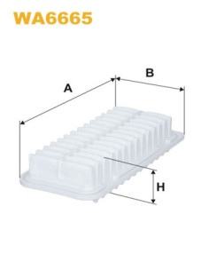 WA6665 WIX FILTERS vzduchový filter WA6665 WIX FILTERS