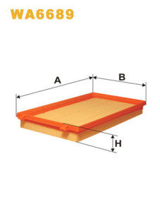 WA6689 Vzduchový filtr WIX FILTERS