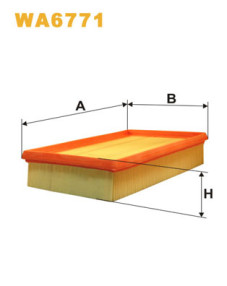 WA6771 Vzduchový filtr WIX FILTERS