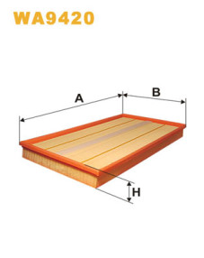 WA9420 Vzduchový filtr WIX FILTERS