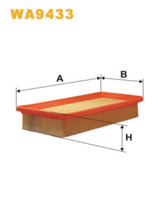 WA9433 Vzduchový filtr WIX FILTERS