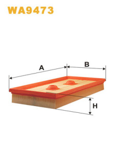 WA9473 WIX FILTERS vzduchový filter WA9473 WIX FILTERS