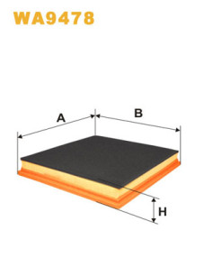 WA9478 Vzduchový filtr WIX FILTERS