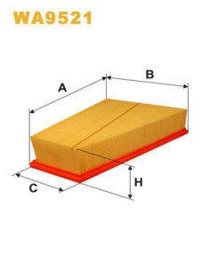 WA9521 WIX FILTERS vzduchový filter WA9521 WIX FILTERS