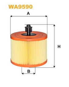 WA9590 Vzduchový filtr WIX FILTERS