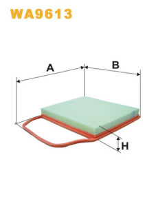WA9613 Vzduchový filtr WIX FILTERS