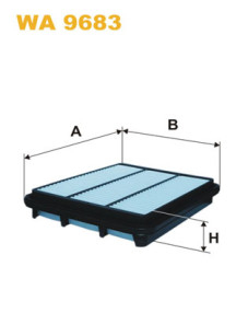 WA9683 Vzduchový filtr WIX FILTERS