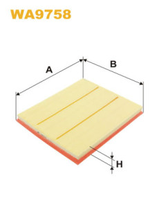 WA9758 Vzduchový filtr WIX FILTERS