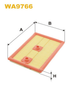 WA9766 Vzduchový filtr WIX FILTERS