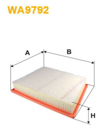 WA9792 Vzduchový filtr WIX FILTERS