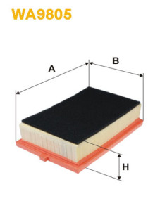 WA9805 Vzduchový filtr WIX FILTERS