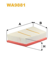 WA9881 Vzduchový filtr WIX FILTERS