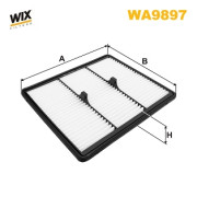 WA9897 Vzduchový filtr WIX FILTERS