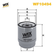 WF10494 WIX FILTERS palivový filter WF10494 WIX FILTERS