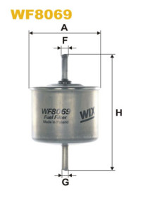 WF8069 Palivový filtr WIX FILTERS